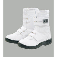 寅壱 安全靴（長マジック） 白 250 74-961-15-250（取寄品）