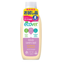 【アウトレット】エコベール デリケートウォッシュ おしゃれ着用洗剤 衣料用洗剤 ウォーターリリーの香り お試し品 750ml 1個 ジョンソン