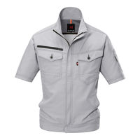 バートル 半袖ジャケット シルバー M 9086-5-M（直送品）