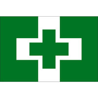 東京製旗 安全衛生旗(テトロン・120×180cm)日本製 22760 1枚