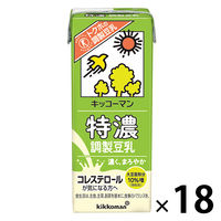 キッコーマン 特濃調製豆乳 200ml 1箱（18本入）