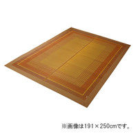 イケヒコ 純国産 い草ラグカーペット 『DXランクス総色』 ベージュ 約176×230cm （裏：不織布） 1枚（直送品）