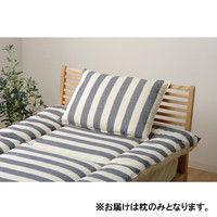 イケヒコ 枕 寝具 『ロカ（ボーダー）枕』 ネイビー 約43×63cm 1枚（直送品）