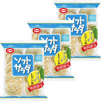 亀田製菓 ソフトサラダレモン味 18枚 1セット（3袋入）