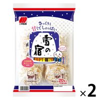 雪の宿サラダ 2袋おせんべいあられ