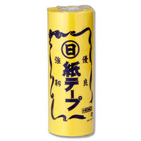 シモジマ 紙テープ マルヒ 黄色 001530103 1セット（10巻入×30袋）（直送品）
