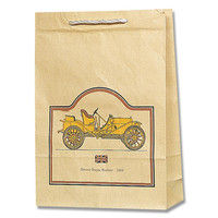 【ケース販売】HEIKO 紙袋 T型チャームバッグ 2才 ロードスター 003100500 1ケース(50枚×4袋 合計200枚)（直送品）