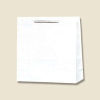 【ケース販売】HEIKO 紙袋 T型チャームバッグ 3才 白無地 003151600 1ケース(50枚入×4袋 合計200枚)（直送品）
