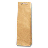 【ケース販売】HEIKO 紙袋 T型チャームバッグ B-1 未晒無地 003190100 1ケース(25枚入×8袋 合計200枚)（直送品）