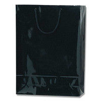 【ケース販売】シモジマ HEIKO 紙袋 ブライトバッグ G2 黒 006138000 1ケース(10枚入×15袋 合計150枚)（直送品）