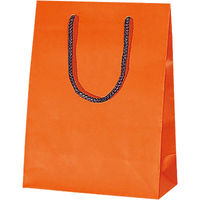 【ケース販売】HEIKO 紙袋 ブライトバッグ T-3 Dオレンジ(MT) 006143160 1ケース(10枚入×40袋)（直送品）