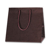 【ケース販売】HEIKO 紙袋 カラーアレンジバッグ M 焦茶 006441021 1ケース(10枚入×5袋 合計50枚)（直送品）