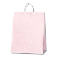 【ケース販売】シモジマ HEIKO 紙袋 ワイドバッグ M ピンク 006460206 1ケース(10枚入×10袋 合計100枚)（直送品）