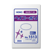 ケース販売】HEIKO 規格ポリ袋 ヘイコーポリ No.1512 紐なし 006615012 1ケース(200枚入×30袋)（直送品） - アスクル