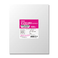 シモジマ ナイロンポリ SPN 24-30 006655475 1セット（100枚入×12束）（直送品）