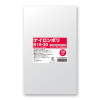 【ケース販売】HEIKO 食品袋 ナイロンポリ K18-30 006679814 1ケース(100枚入×20袋 合計2000枚)（直送品）
