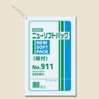 シモジマ HEIKO ニューソフトパック No.911 紐付200枚入 006694811 1セット（16000枚：200枚入×80）