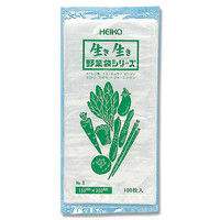 【ケース販売】HEIKO 野菜袋 No.3 PPキュウリ5本用 006721800 1ケース(100枚入×60袋 合計6000枚)（直送品）