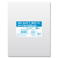 【ケース販売】SWAN OPP袋 ピュアパック S 21.6-27.7(角3サイズ) 006798248 1ケース(計4000枚)（直送品）