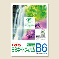 【ケース販売】HEIKO ラミネートフィルム 134×188 B6 007320011 1ケース(100枚×20袋 計2000枚)（直送品）