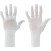 マックス 快適インナー手袋(ロング)/Lサイズ (10双入) MX386-L 1袋(10双) 836-5437（直送品）