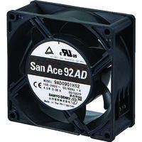 山洋電気 SanACE 92mm角×38mm厚ACDCファン セット Hスピ ST1-9AD0901H12 1台 835-4184（直送品）
