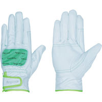 ペンギンエースジャパン ペンギンエース 国産牛本革手袋(袖口マジックタイプ) レスキュー グリーン M TH-506-M 1双（直送品）