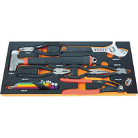 トラスコ中山 TRUSCO EVAフォーム 黒×オレンジ 3段式工具箱用底面 TPT55SF3 1枚 856-6748（直送品）