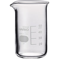 HARIO トールビーカー 目安目盛付 50ml TB-50-SCI 1個 855-7569（直送品）