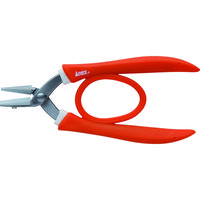 アネックス ラジオペンチ(ステンレス) ナイロンカバー付ラバーグリップヤットコ 片丸タイプ(平・丸) 全長135mm 252-N（直送品）