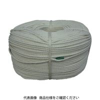 ユタカメイク ロープ 綿ロープ巻物 4φ×200m C4-200 1巻 829-1207（直送品）