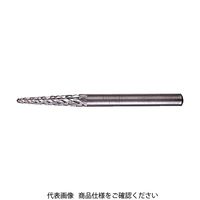 ムラキ MRA 超硬バー Aシリーズ 形状:円錐型60°(クロスカット) 刃長2.2mm CB46A060W 1本 835-8322（直送品）