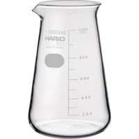 HARIO コニカルビーカー 目安目盛付 1000ml CB-1L-SCI 1個 855-7580（直送品）