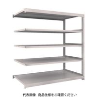 TRUSCO スチールラック M3型中量棚 1800×1121×H1800 5段 連結 ネオグレー M3-66125B NG（直送品）