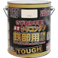 ニッペホームプロダクツ ニッぺ 油性シリコンタフ 1.6L アイボリー HYS102ー1.6 4976124218033 1缶（直送品）
