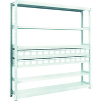 トラスコ中山 TRUSCO スチールラック M2型軽中量棚 H1800 スチール引出付 小X26 M2-6637-A26 1台(1個)（直送品）