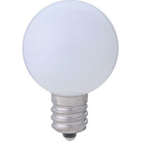 朝日電器 ELPA 電球(LED) LED電球G30形E12 明るさ15lm 電球色相当 LDG1L-G-E12-G231 1個 828-9981（直送品）