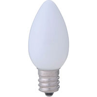 朝日電器 ELPA 電球(LED) LED電球ローソク形E12 明るさ15lm 電球色相当 LDC1L-G-E12-G301 1個 828-9977（直送品）