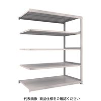 TRUSCO スチールラック M3型中量棚 1200×1121×H2100 5段 連結 ネオグレー M3-74125B NG 1台(1個)（直送品）