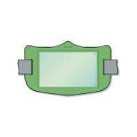 つくし工房 つくし e腕章 透明ポケット付き 緑 ショートゴムバンド付 WE-123S 1枚 855-3158（直送品）
