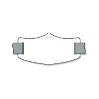 つくし工房 つくし e腕章 白無地 ショートゴムバンド付 WE-101S 1枚 855-3146（直送品）