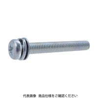 トラスコ中山 TRUSCO 薄板用座金組込ねじ 三価クロメート M4×14 50本 Y031-0414 1パック(50本) 856-0915（直送品）