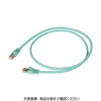 スリーエム ジャパン コーニング Cat6A STPパッチコード10m 青緑 VOL-6ASFL-L10-TL 1本 835-4828（直送品）