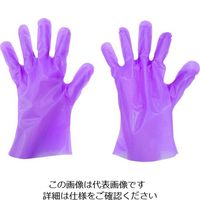 東京パック エンボス手袋五本絞りエコノミー化粧箱M ピンク PEK-M 1箱(200枚) 836-3607（直送品）