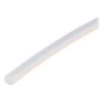 アズワン シリコーンゴム丸紐(半透明)φ7mm 3-2316-06 1m(1m)（直送品）