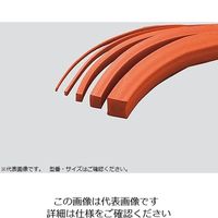 アズワン シリコーンスポンジ紐（赤）角 12mm×15mm 1m 3-3218-63（直送品）