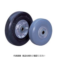 カナツー ゼロプレッシャータイヤ 車輪 許容荷重70kgf 車輪径D156mm ZP6X2.00MS-BK 828-7516（直送品）