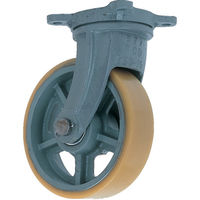 ヨドノ 鋳物重荷重用ウレタン車輪自在車付き UHB-g150X75 UHB-G150X75 1個 835-3214（直送品）
