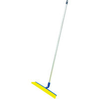 バーキュートプラス 衛生管理用ほうき クネットタイプ幅広 ソフト黄 BCP45KーBH60SY 450×1130mm 63101301 1本（直送品）
