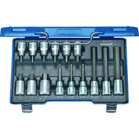 GEDORE ヘキサゴンビットソケットセット 1/2 15セット IN19LKM 6129360 1セット 855-4435（直送品）